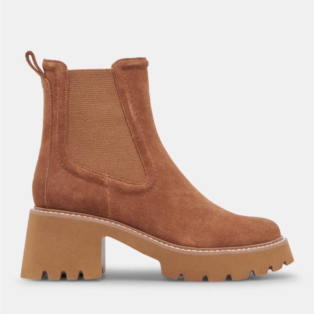 Dolce Vita Hawk H2O Tan Suede Boots